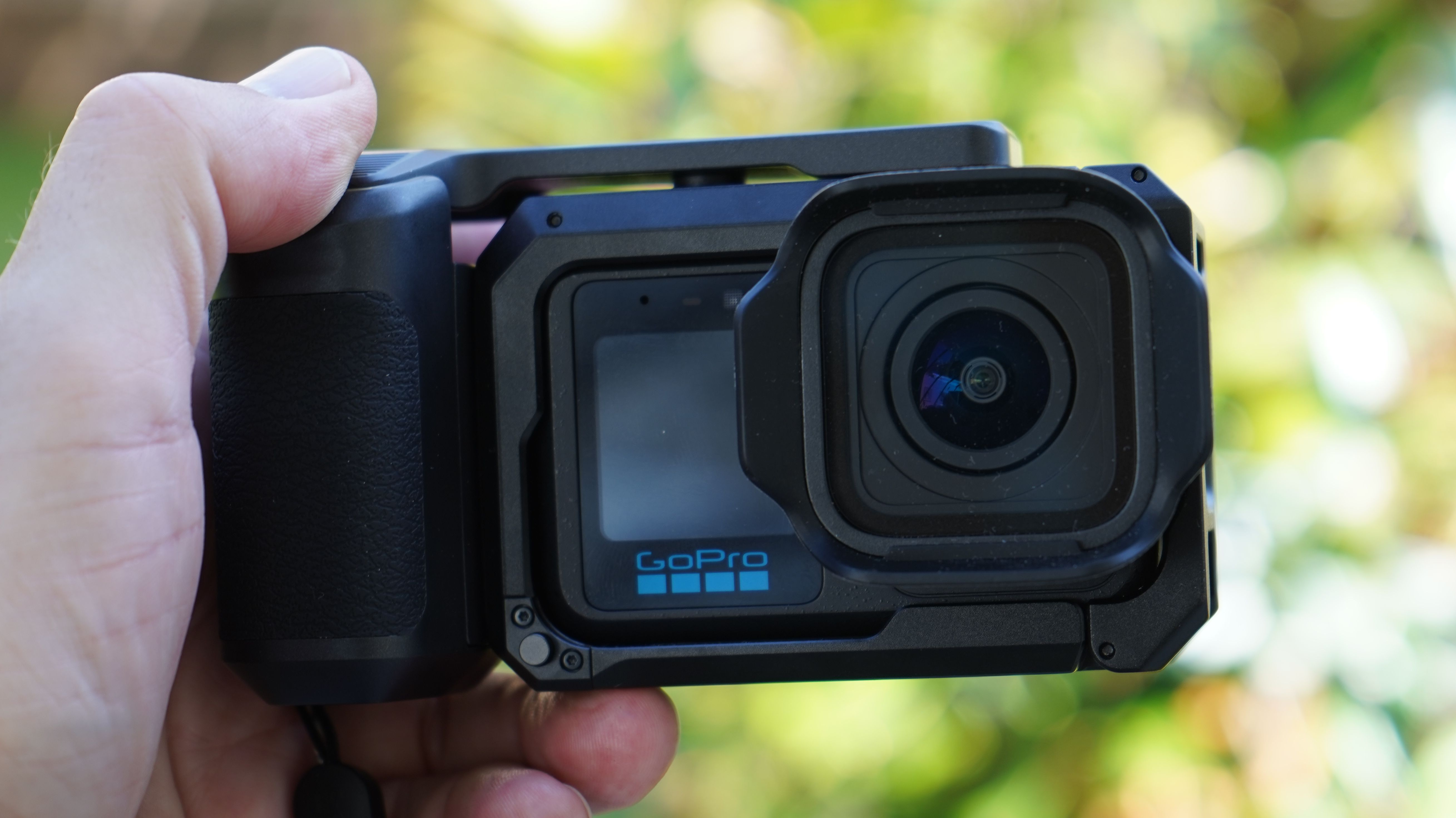 GoPro Mission 1 Pro in hand grip