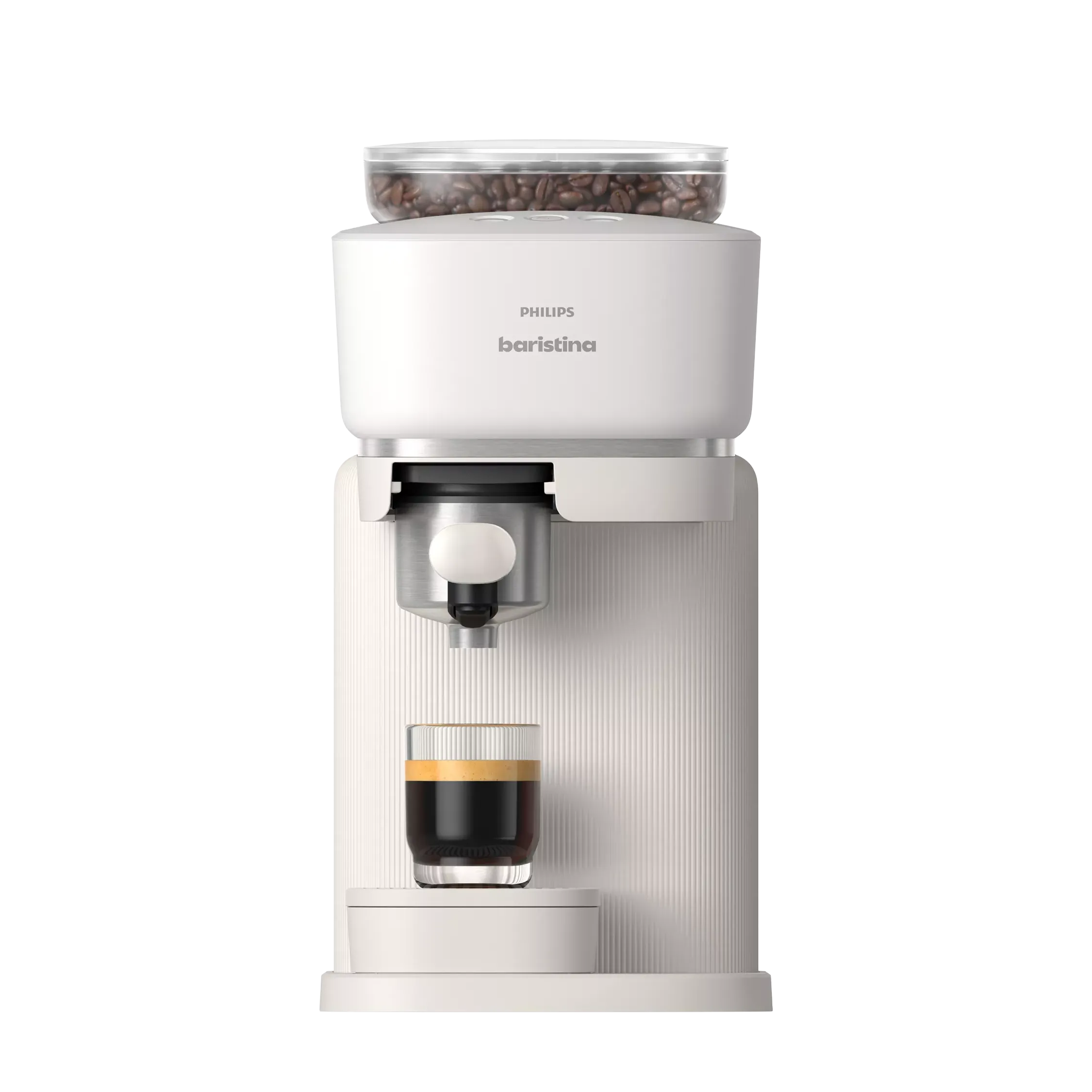 Philips Baristina Automatic Bean to Cup Coffee Machine, White