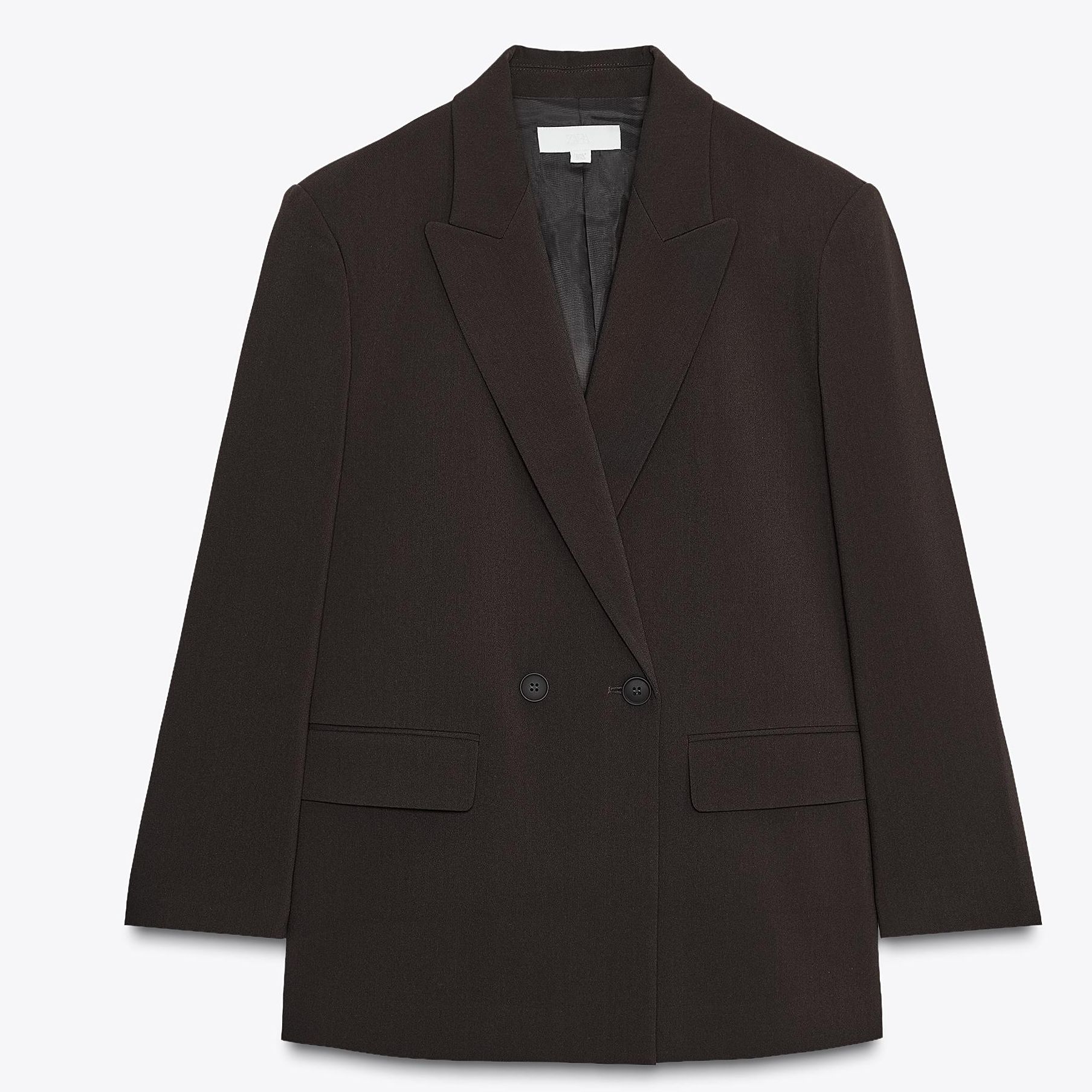 Oversize Pinstripe Double-Breasted Blazer