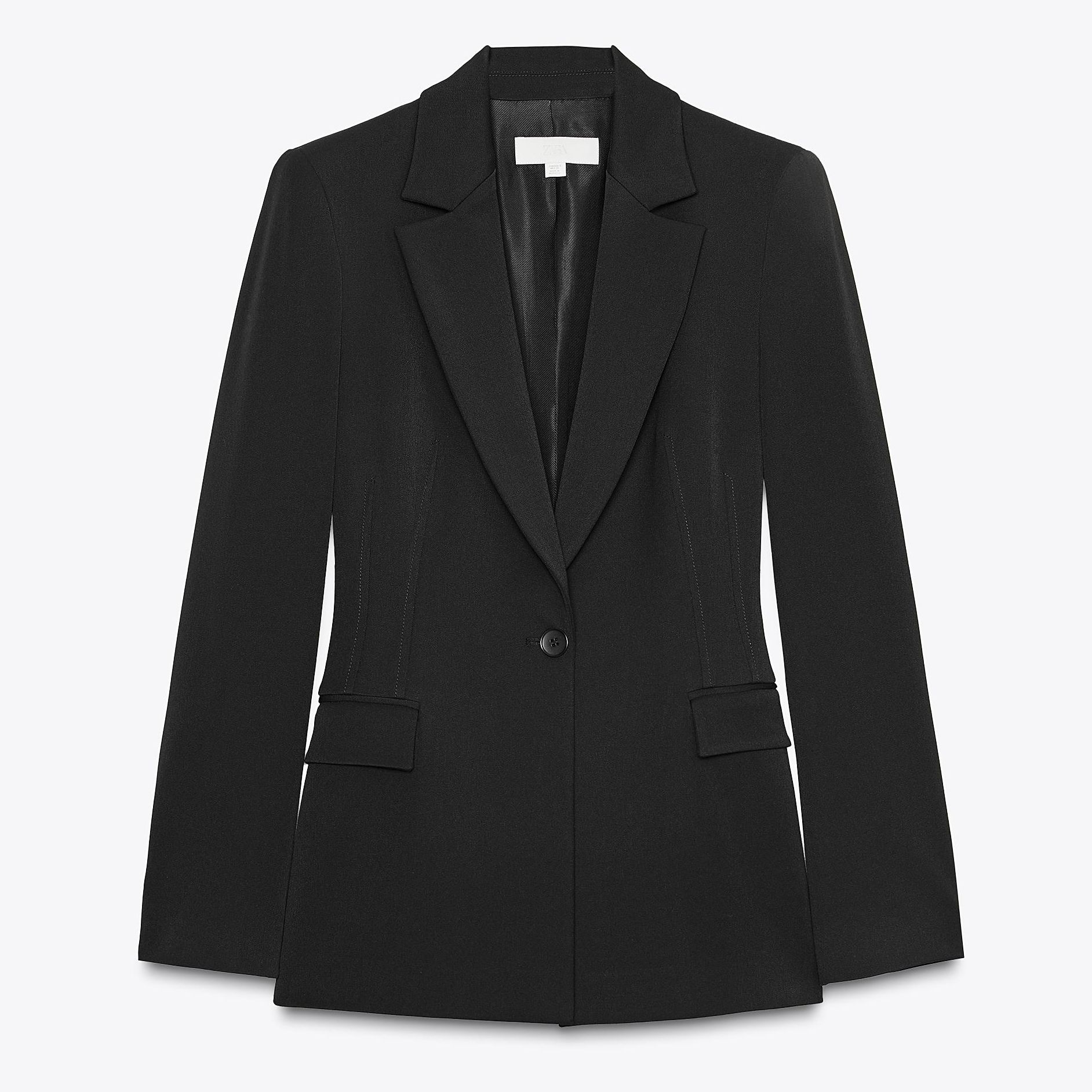 One-Button Tailored Blazer