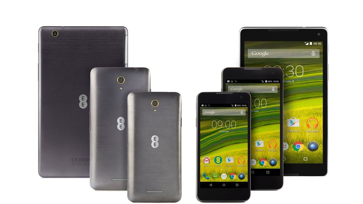 Smartphone EE Harrier Mini Android, Sbloccato, 8 GB, Colore Grigio. Dual SIM, Schermo 3.5''. (Usato, Schermo Incrinato).