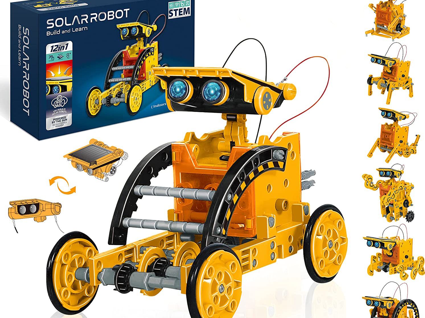 Jouets robots solaires 7 en 1 pour enfants Kit d'expérimentation scientifique de robot solaire Jouets robots solaires 7 en 1 pour enfants Kit d'expérimentation scientifique de robot solaire