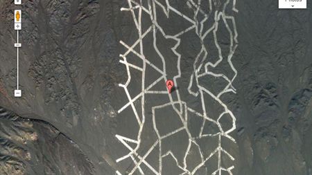 Mysterious Symbols in China Desert Are Spy Satellite Targets