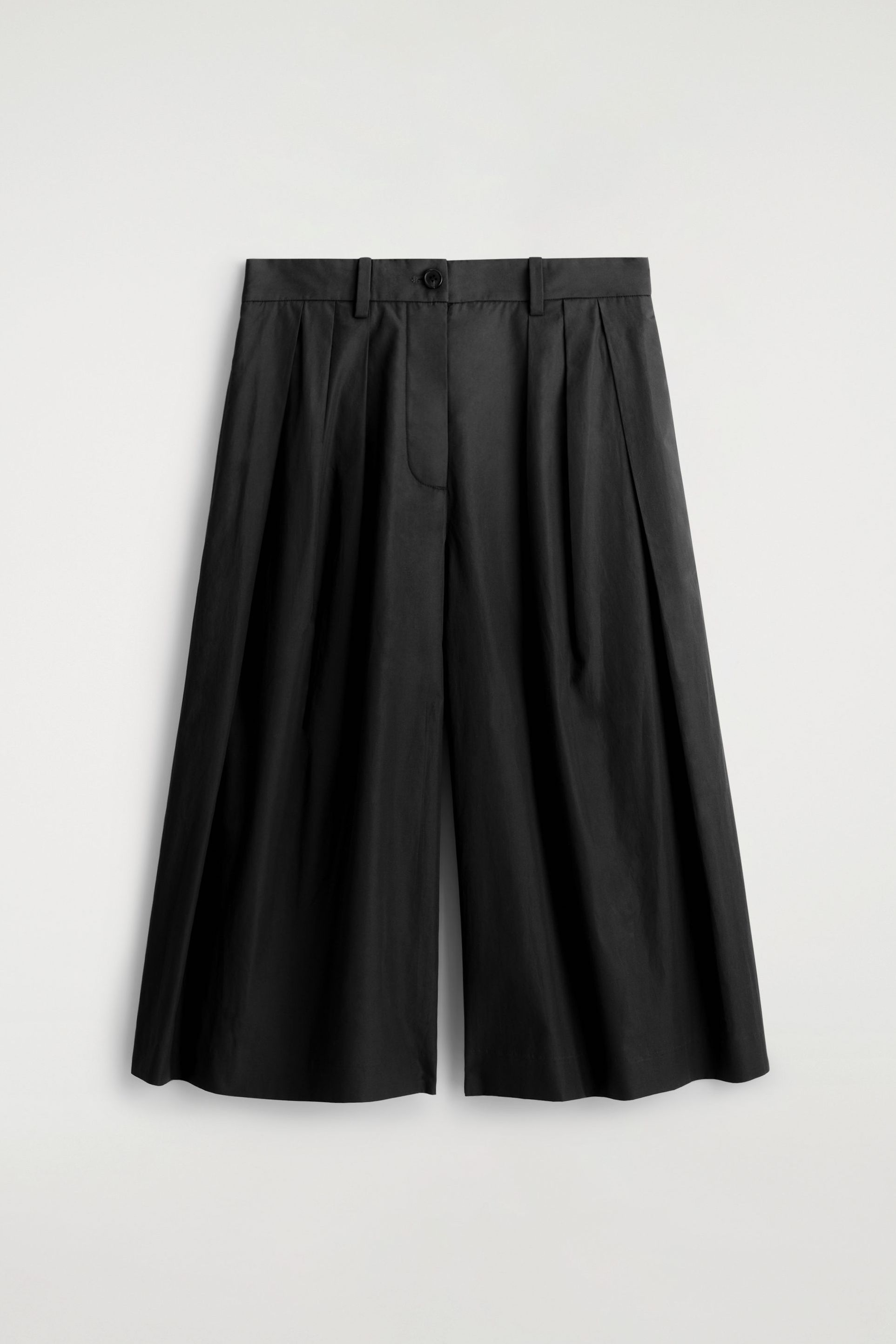 Pleated Cotton Pants