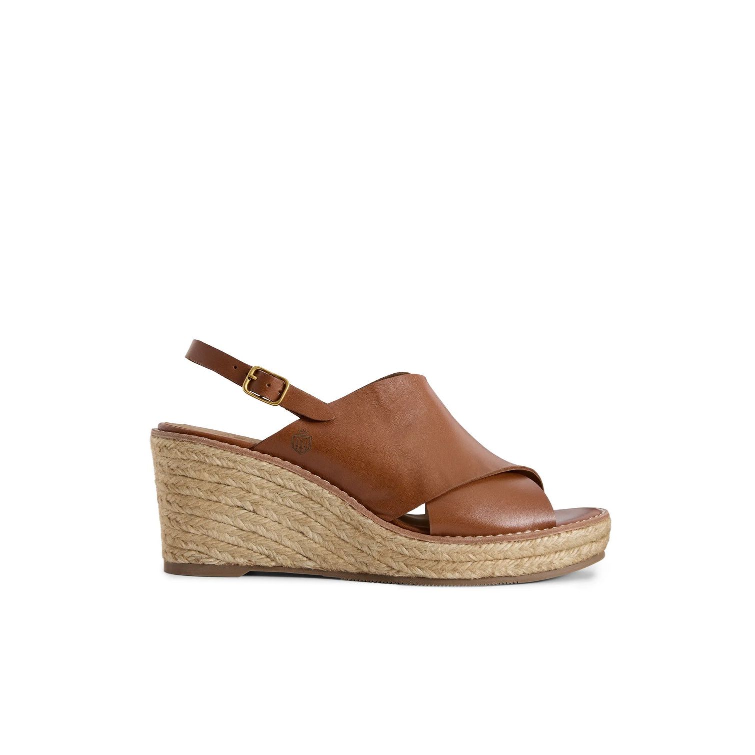 Morella Wedge - Tan Leather