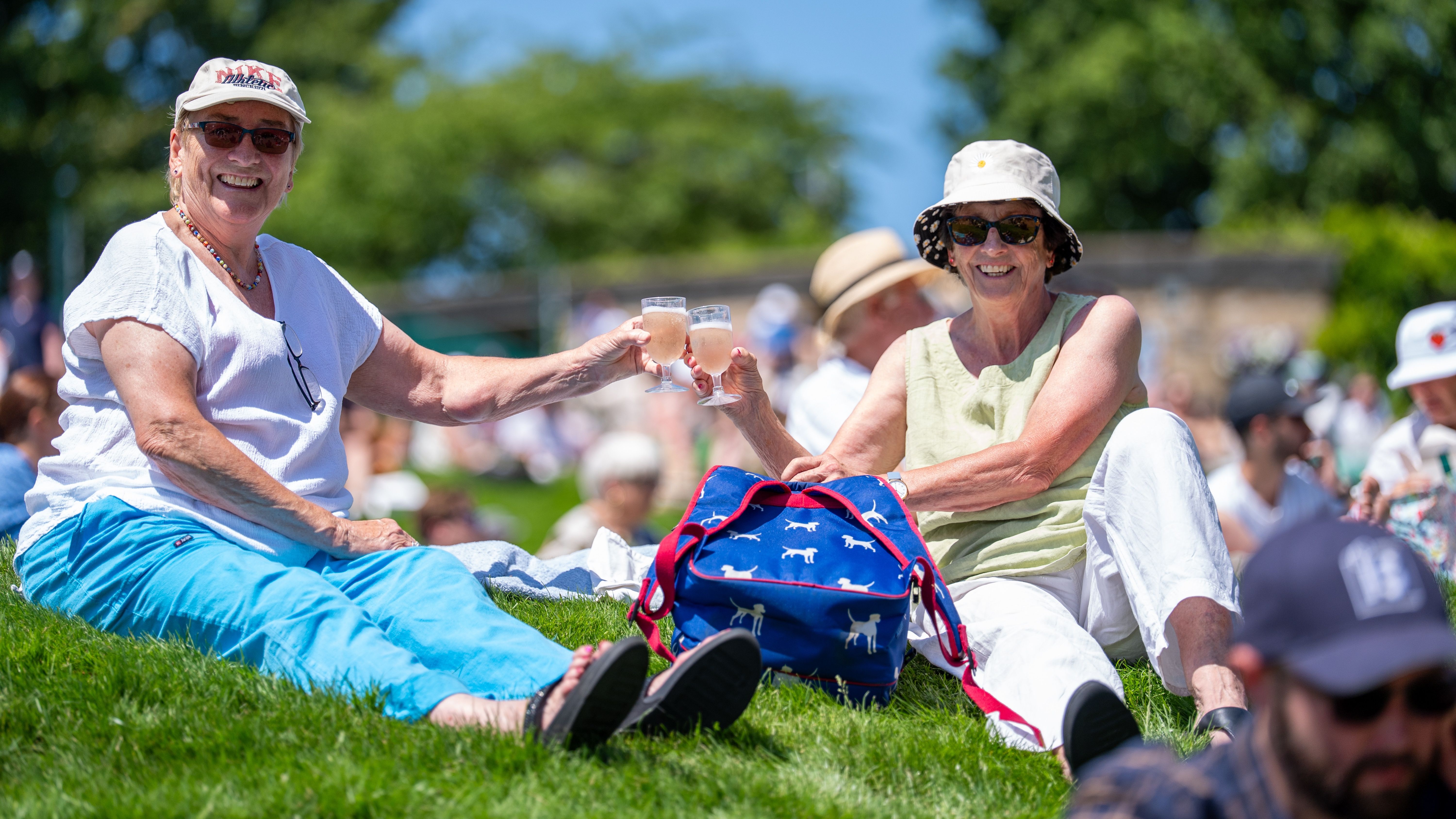 Champagne at Wimbledon at Murray Mountain during Day One of The Championships Wimbledon at All England Lawn Tennis and Croquet Club