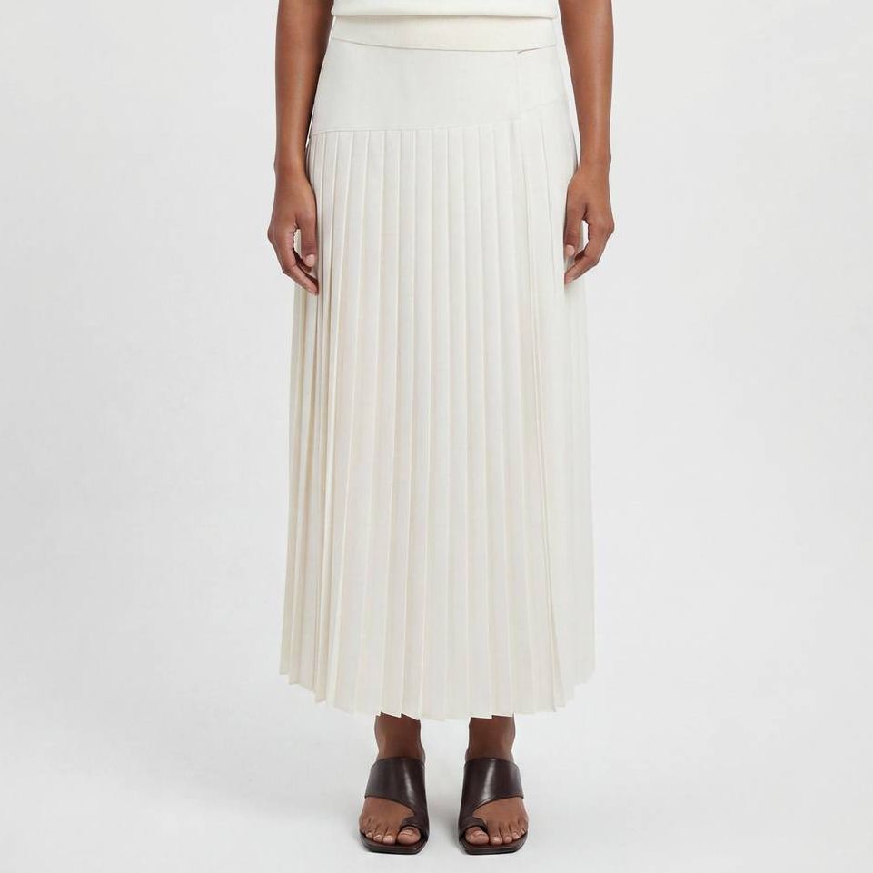Karen Millen Ivory Tailored Skirt