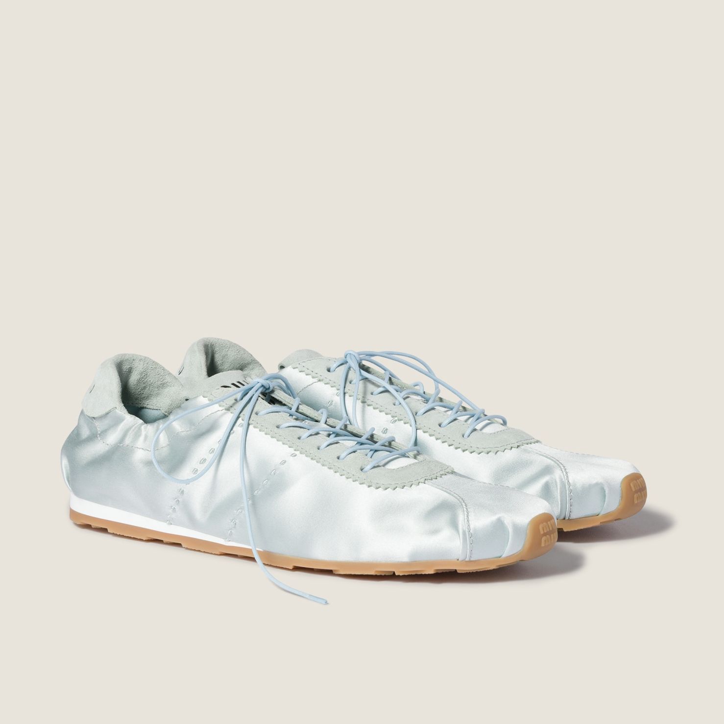 Plume Satin Sneakers