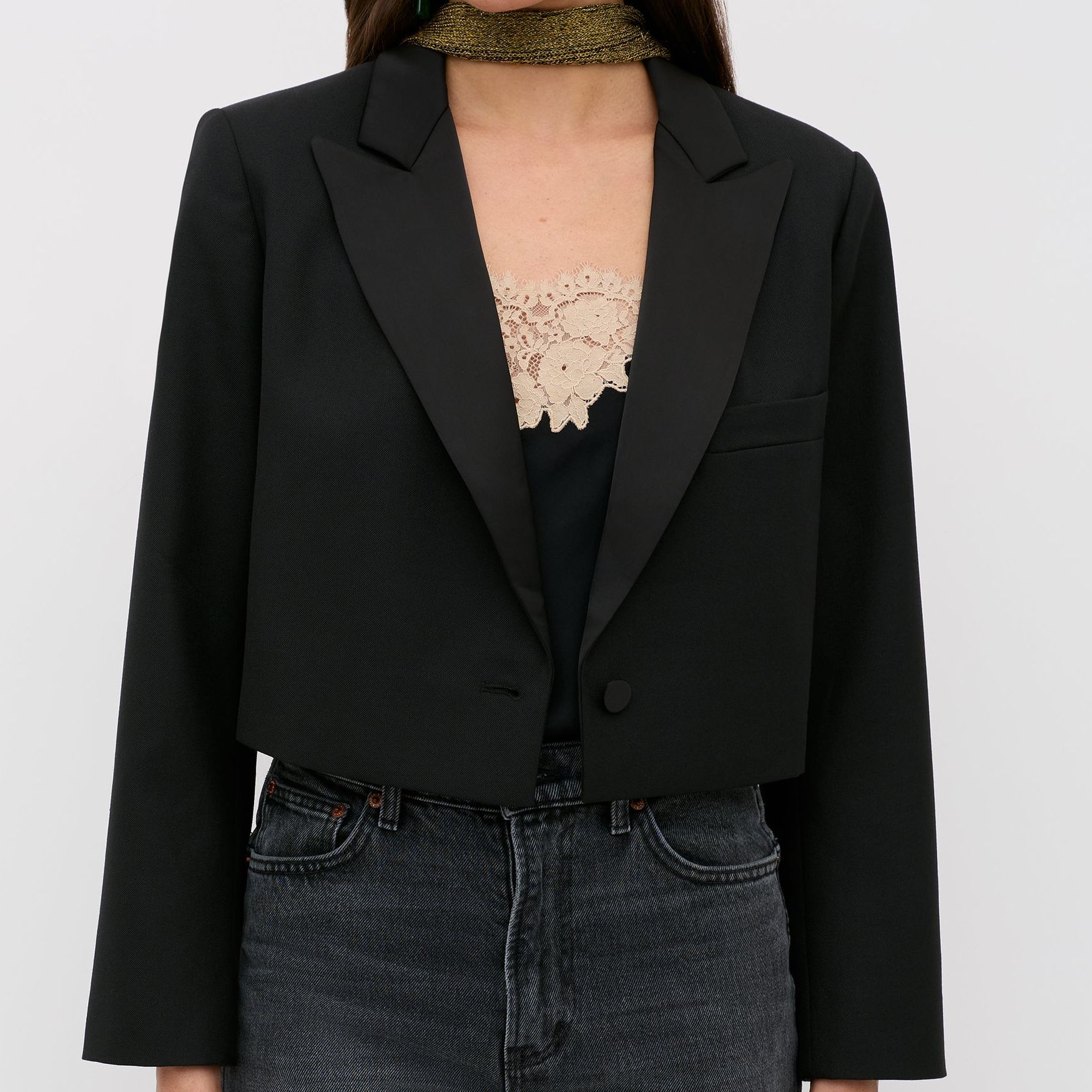 Meria Wool Jacket in Black