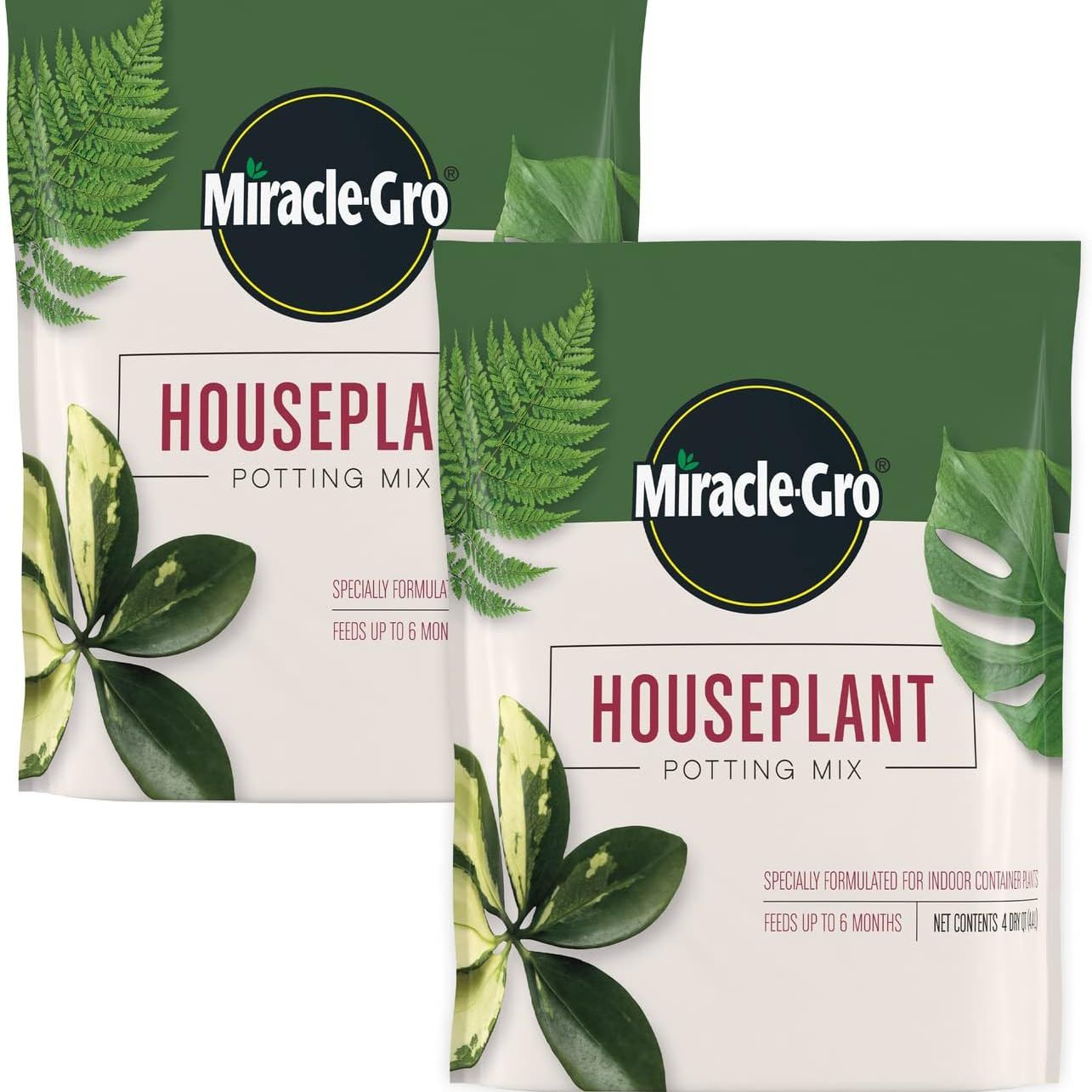 Miracle-Gro Succulent Potting Mix, for Indoor Succulents, Aloe Vera and More, Made With Miracle-Gro Plant Food, 4 Qt
