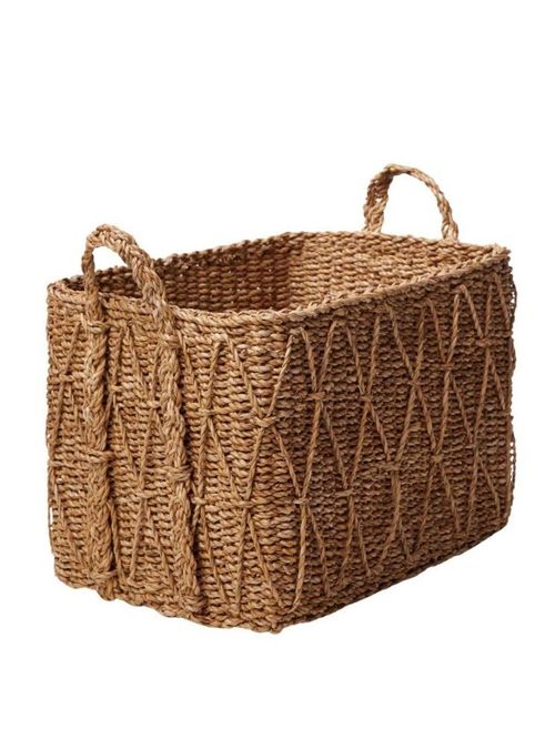 Medium Square Basket With Handles