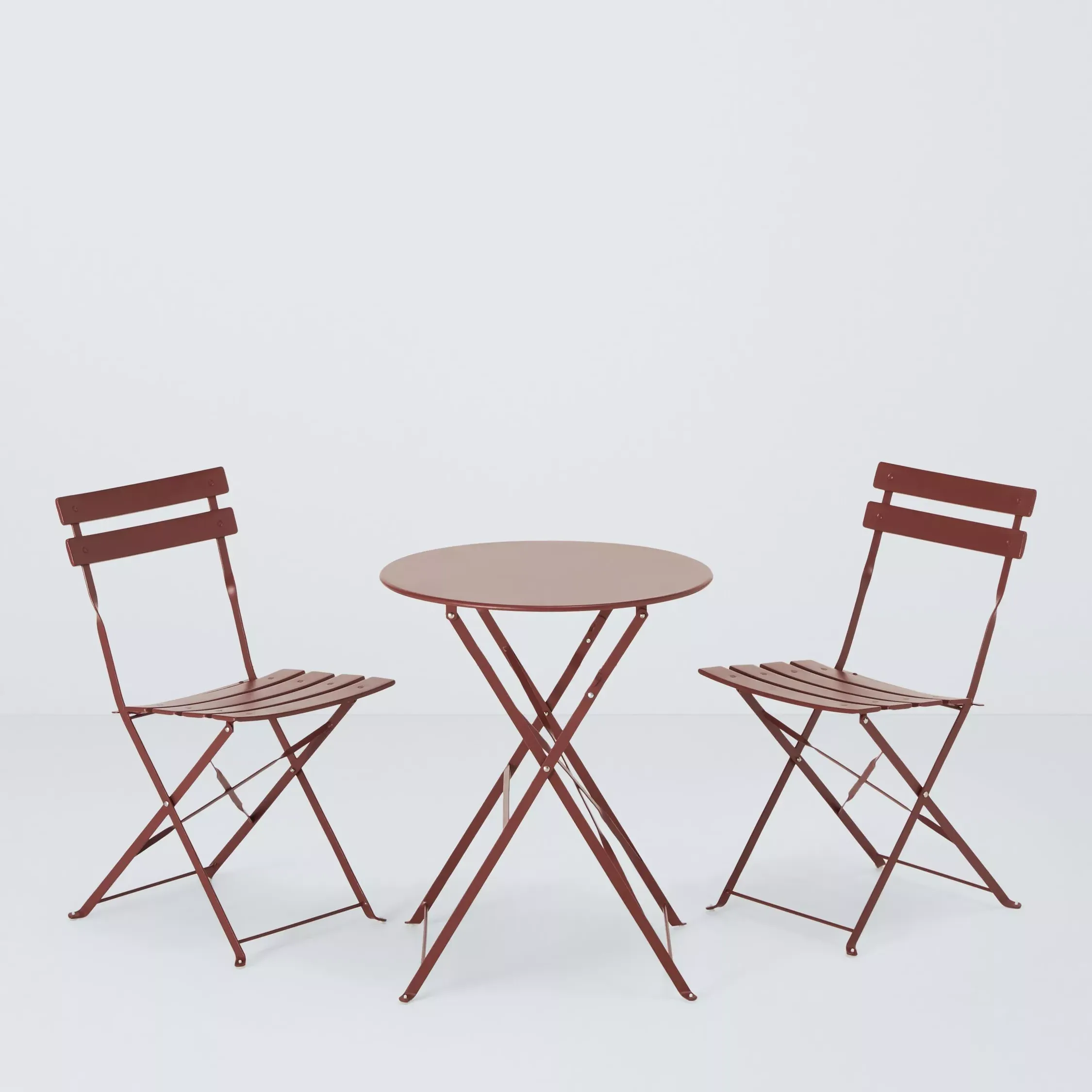 John Lewis Camden 2-Seater Garden Bistro Table &amp;amp; Chairs Set, Blue