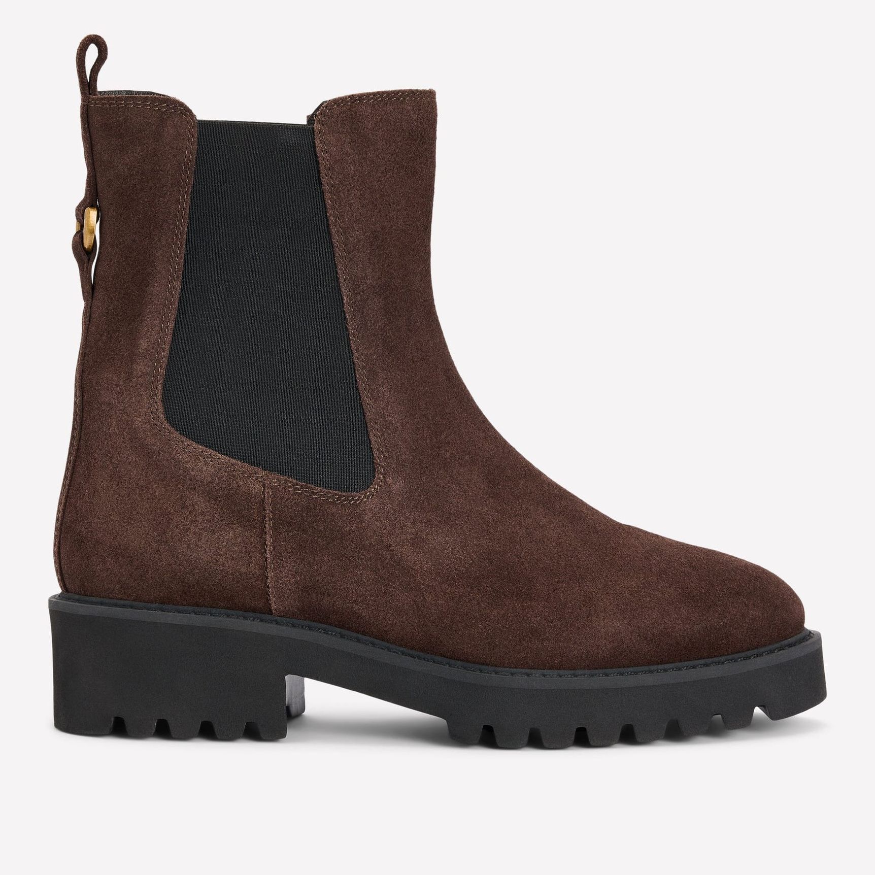 Jessie Chunky Chelsea Boots-Bitter Chocolate