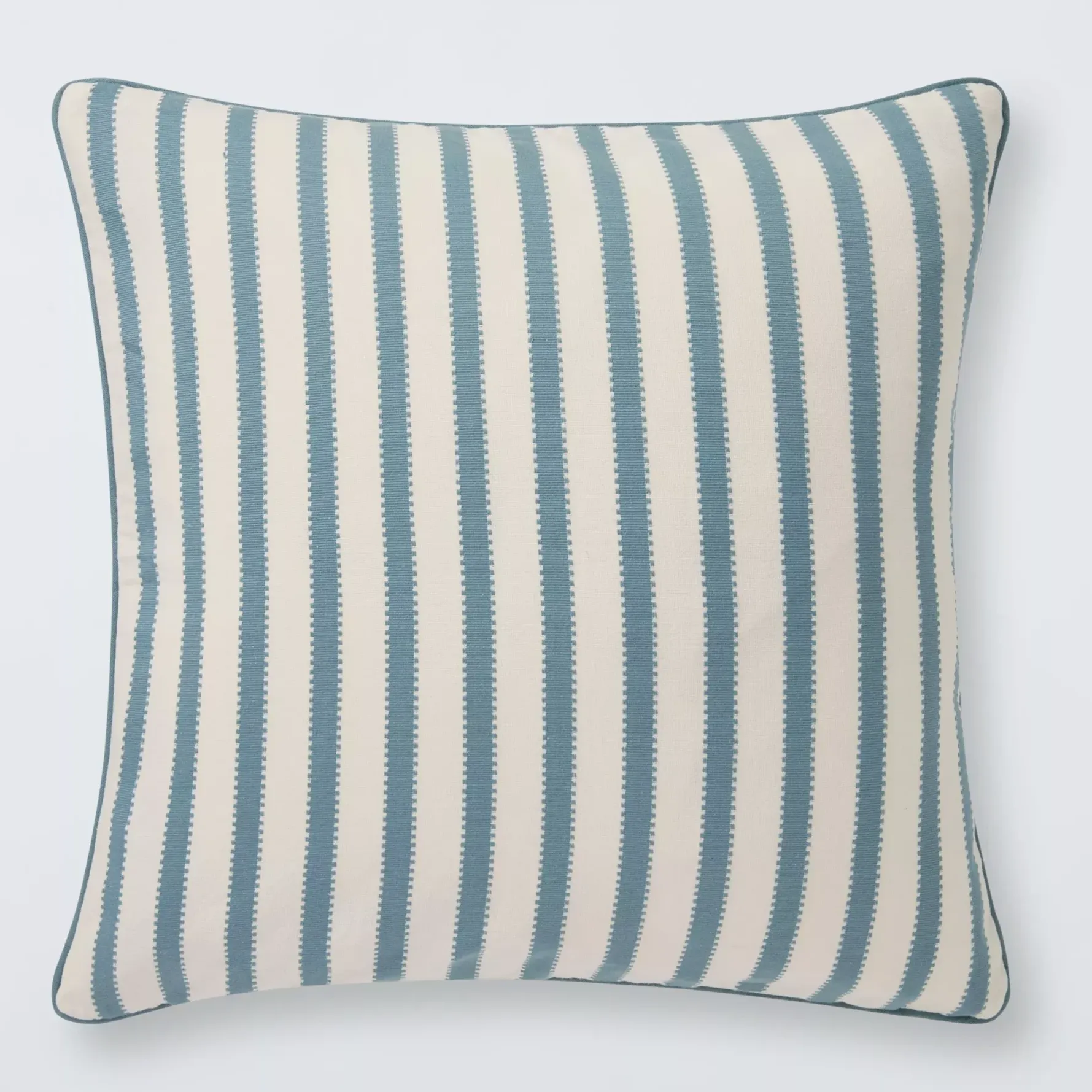John Lewis Hampton Stripe Cushion, Blue