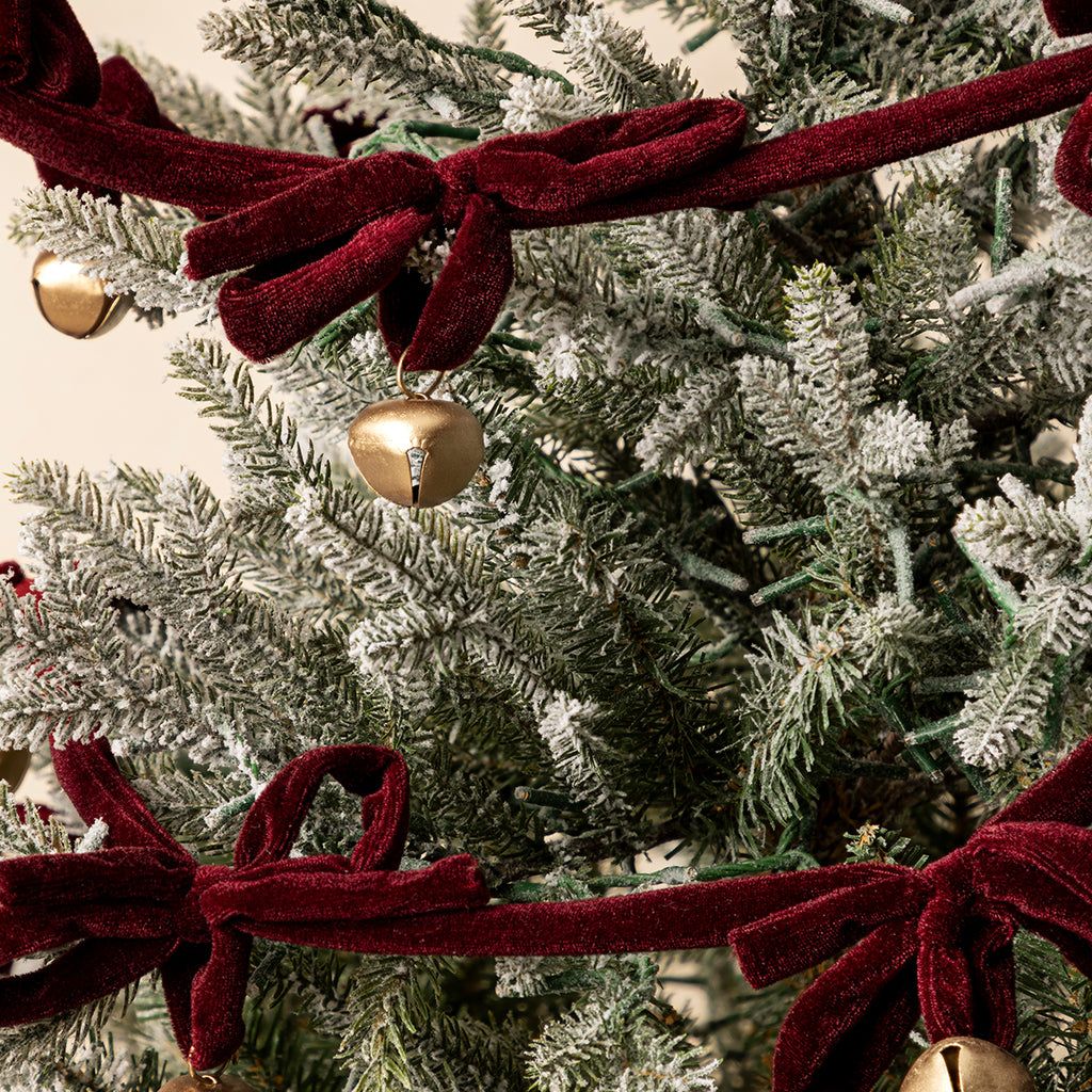 6' Mini Bows & Bells Garland