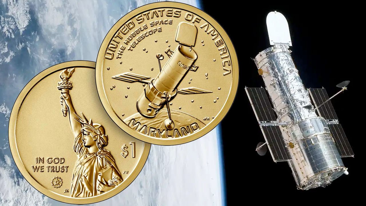 US Mint launches sale of new Hubble Space Telescope dollar coin