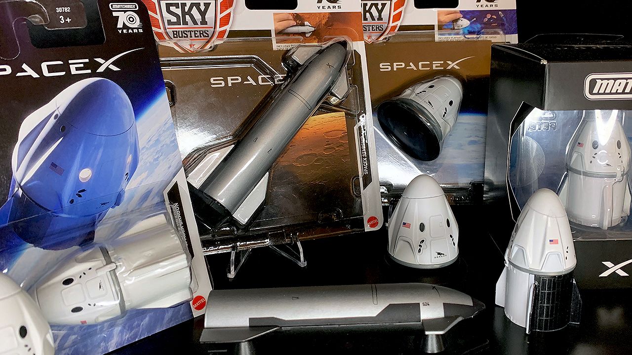 SpaceX's Starship is now a Matchbox Sky Busters die-cast toy | Space