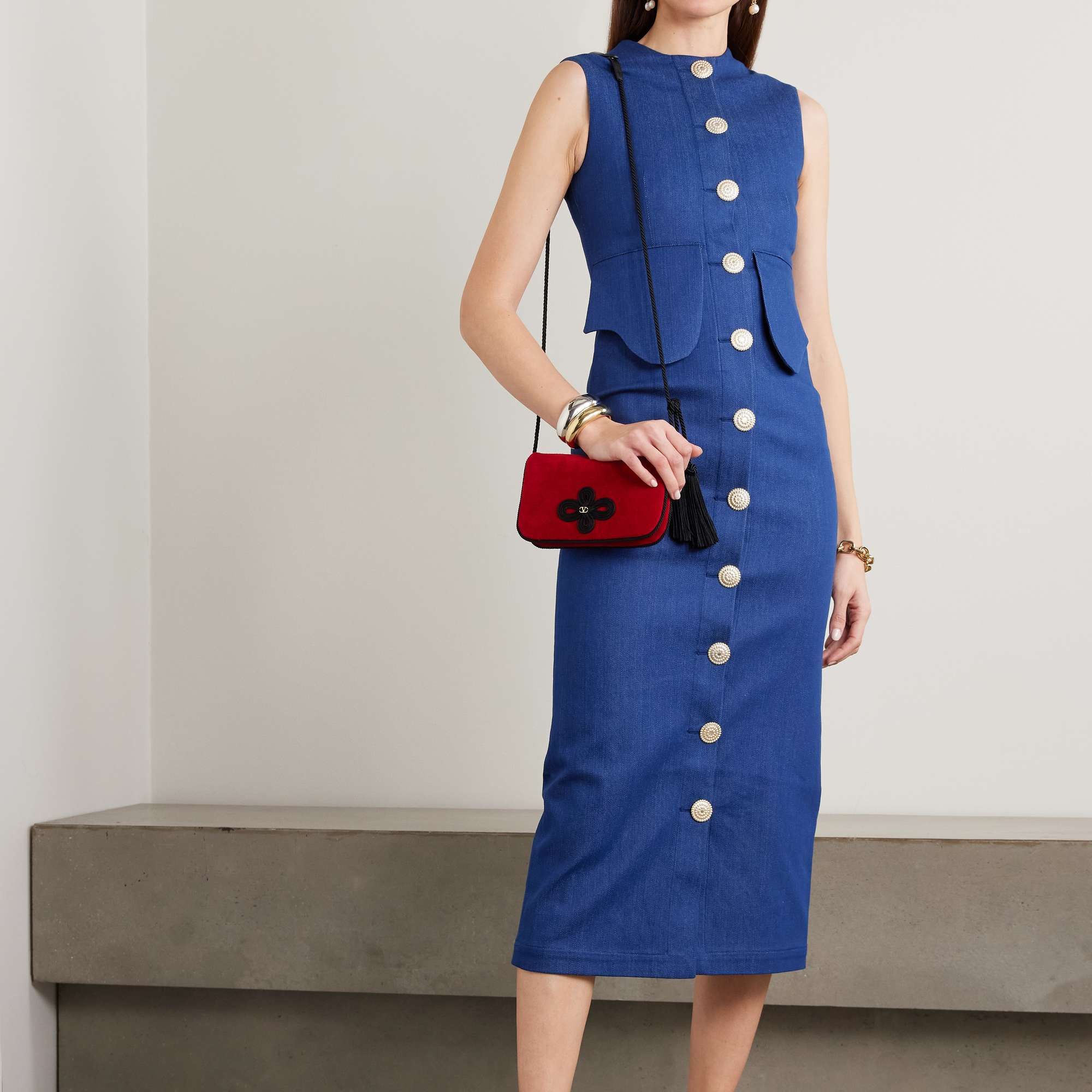 Laetitia Denim Midi Dress
