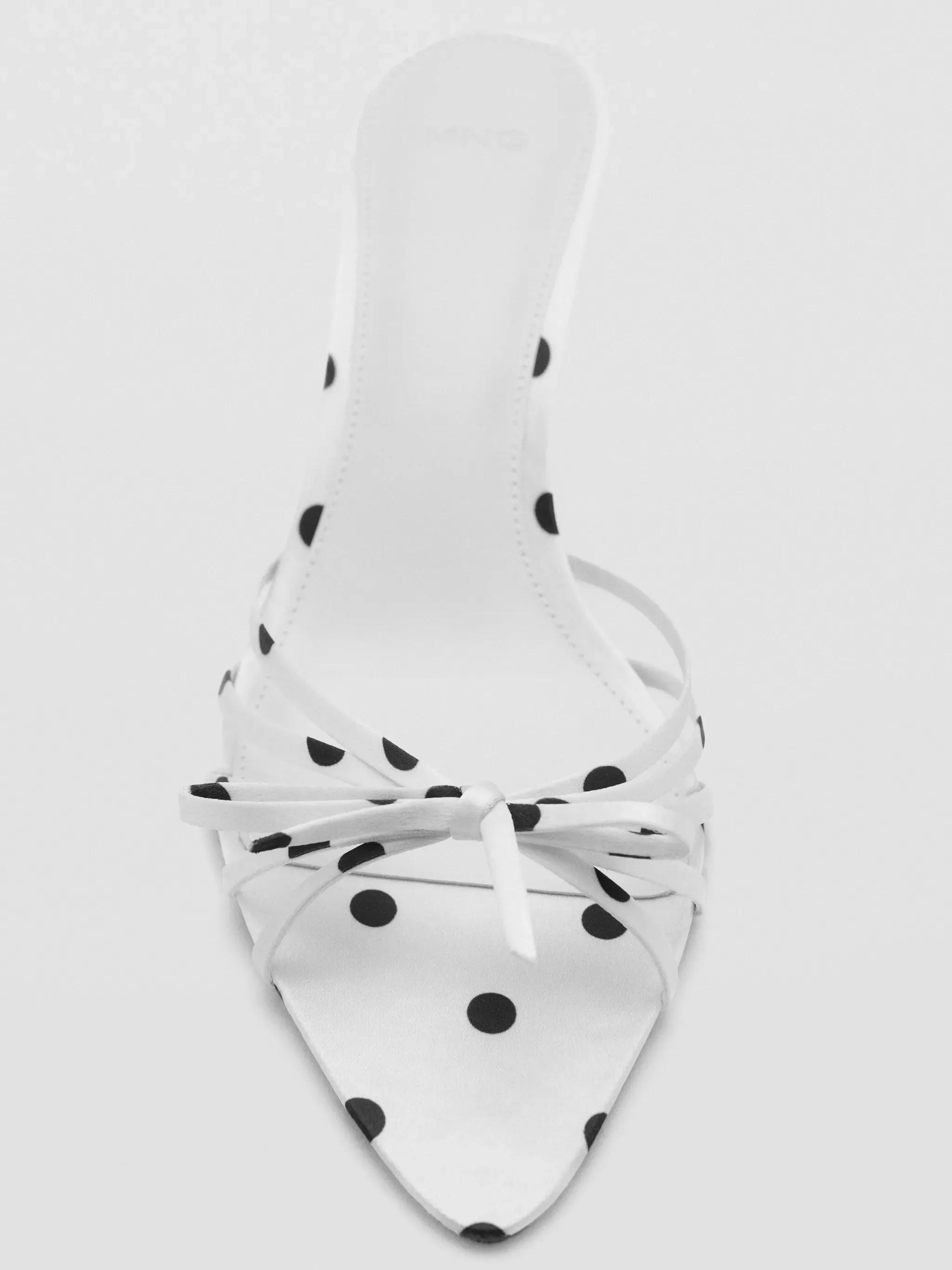 Polka-Dot Strap Sandals - Women | Mango Usa