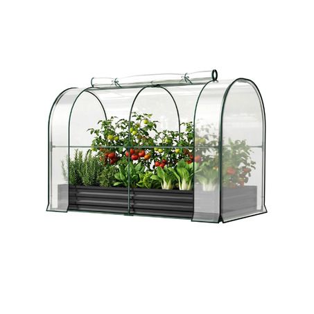 Raised Garden Bed with Cold Frame
