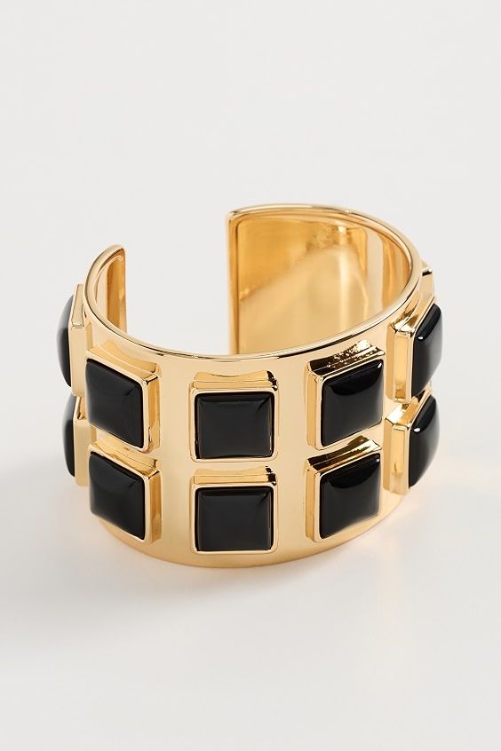 Melia Cuff - Gold/black