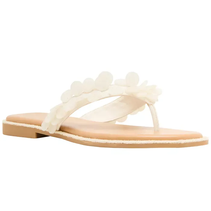 Madden Girl, Women's Sands Paillette-Embellished Thong Sandals
