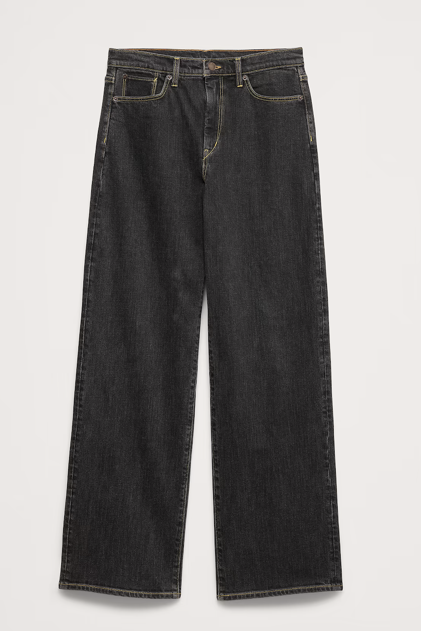 Banana Republic, High-Rise Relaxed Wide-Leg Jean