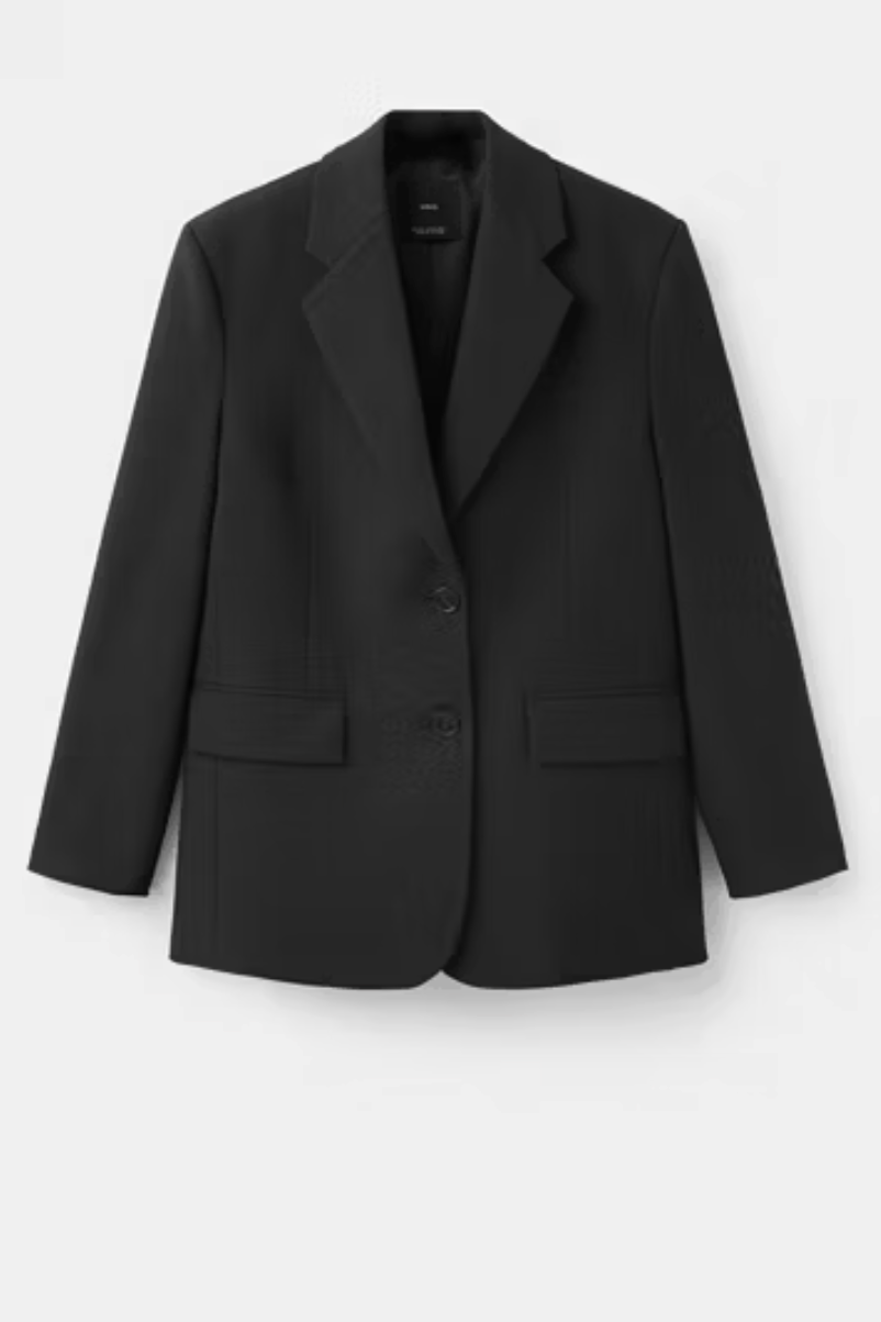 MANGO, Straight Blazer With Flap Pockets