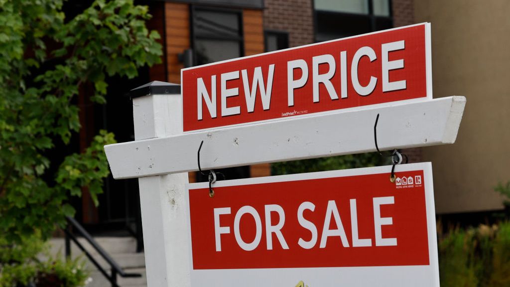 New Price and For Sale signs