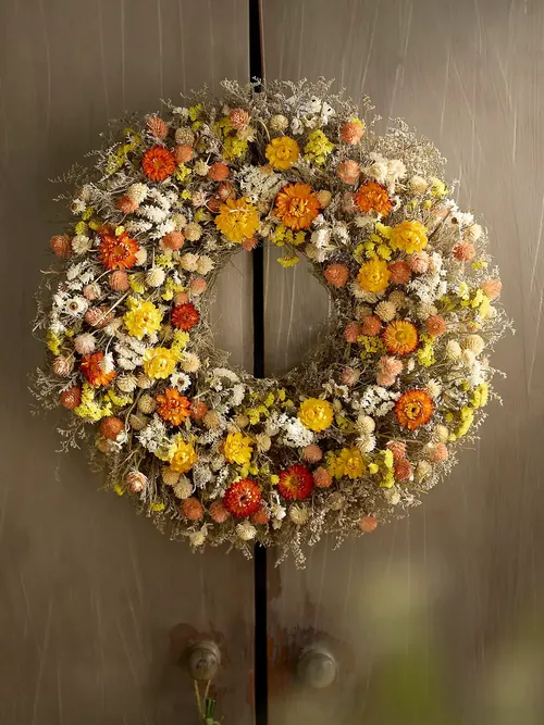 Dried Confetti Wreath