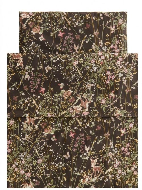 Cot Duvet Cover Set - White/bambi