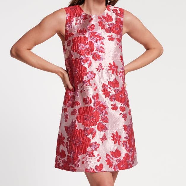 Lilly Shift Dress Botanical Bash
