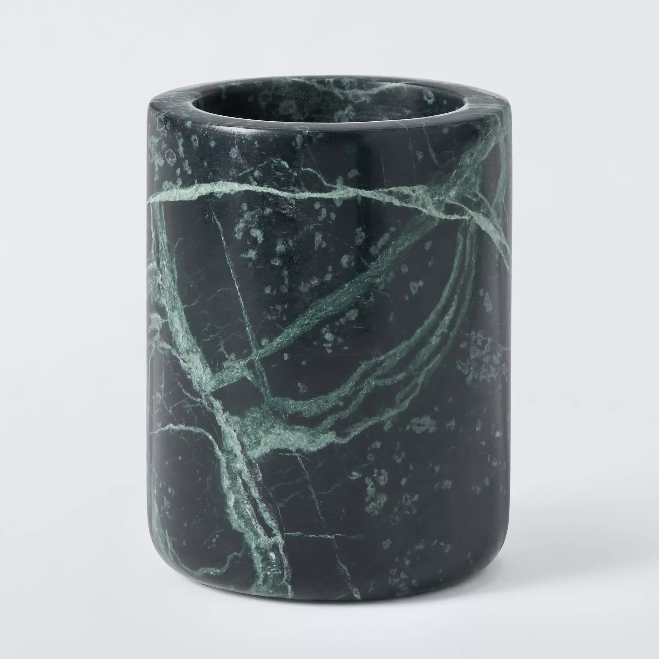 John Lewis Marble Bathroom Tumbler, Spider Green