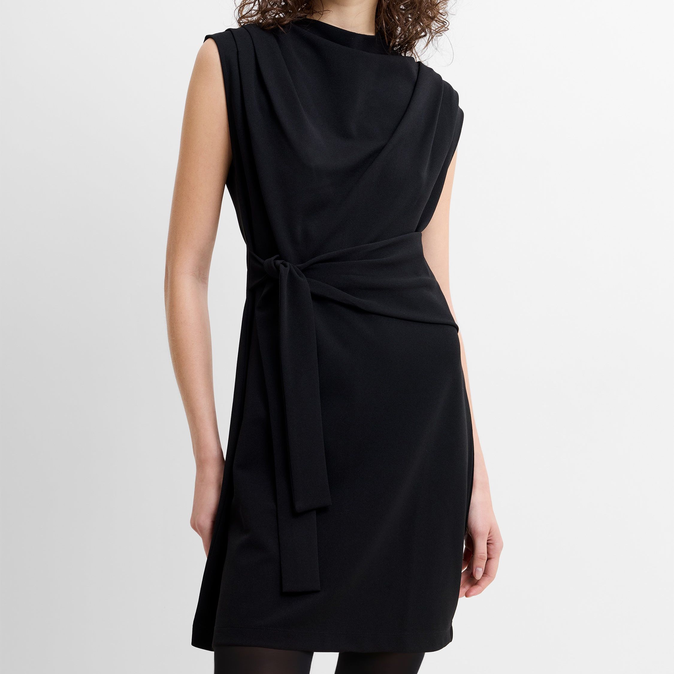 Zion Jersey Belted Shift Dress