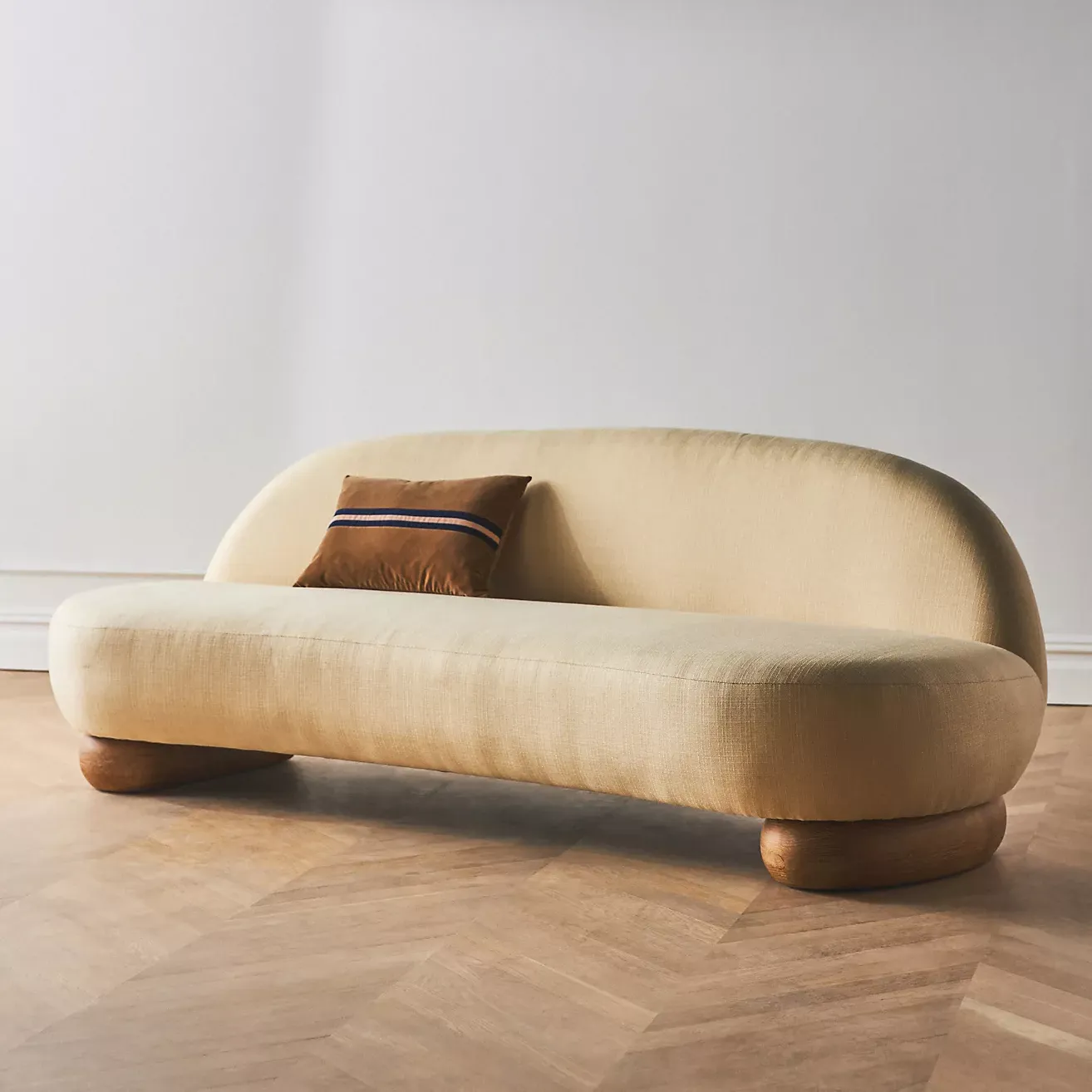 Remy Sculptural Armless Sofa