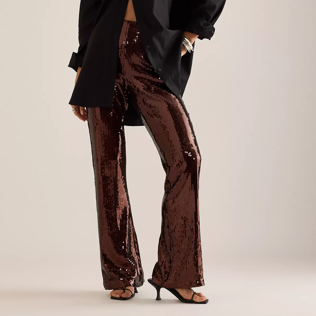 By Anthropologie Sequin Trousers