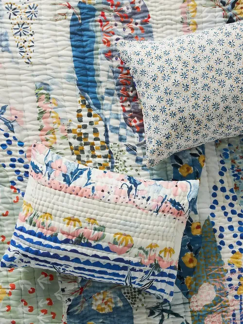 Xenia Cotton Tiger Printed Pillowcases - Set of 2