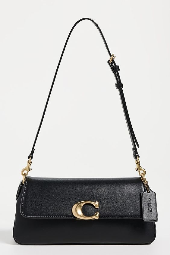 Coach Refined Calf Leather Jet Shoulder Bag