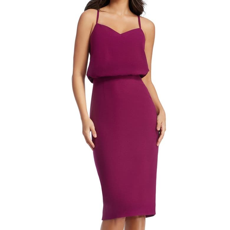 Alondra Blouson Sheath Dress