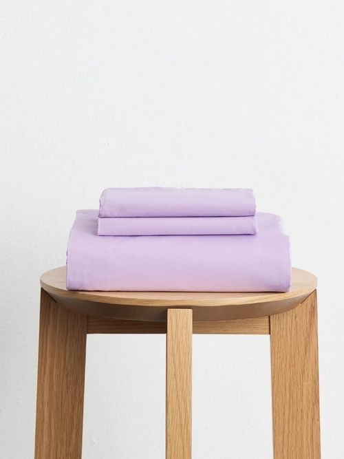 Violet 100% Organic Cotton Duvet Cover Set