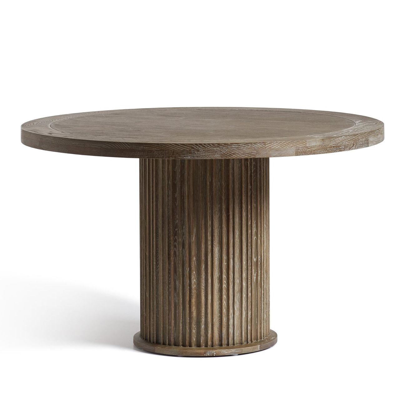 Marcus Round Dining Table - Small - Burnt Oak