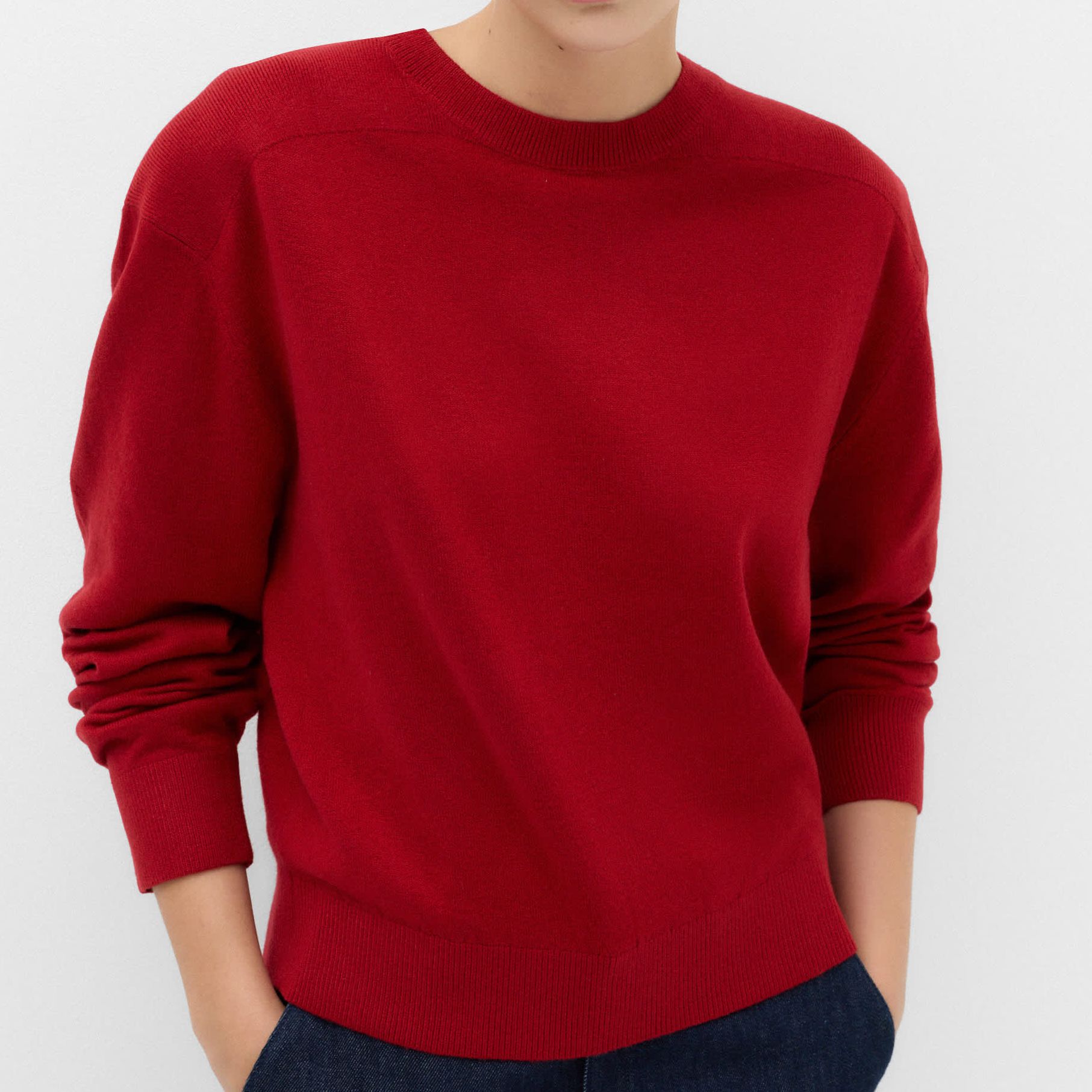 Shoulder Detail Relaxed Jumper