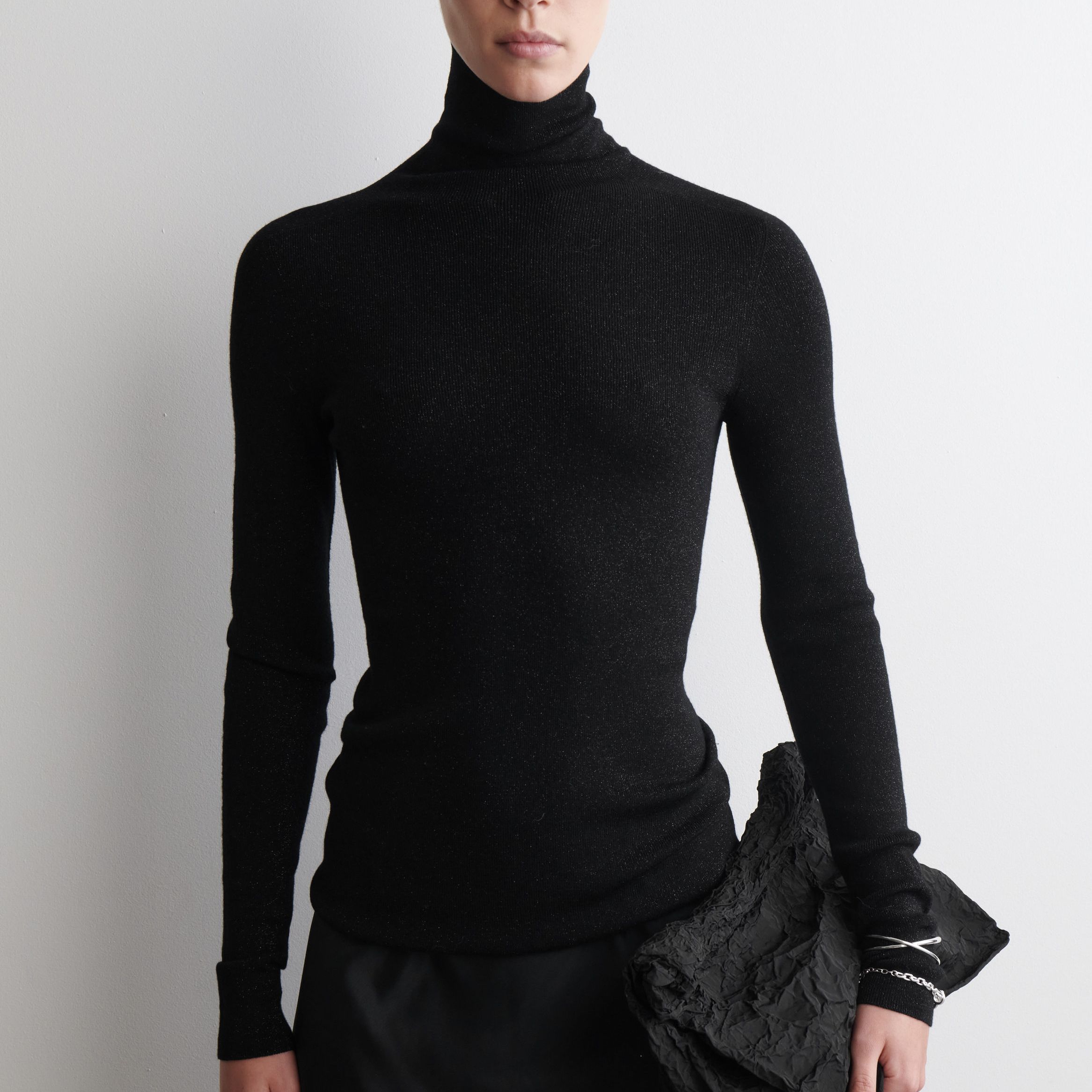 Sparkly Seamless Wool Top