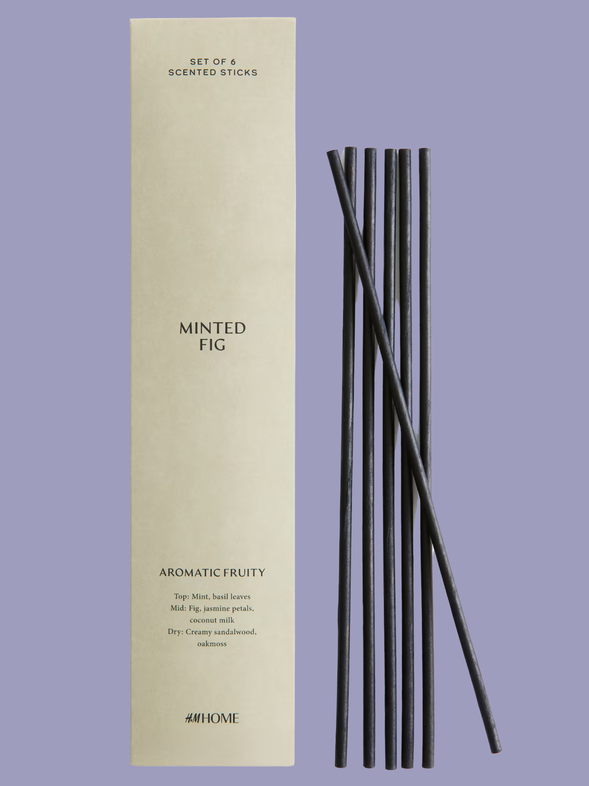 A pack of minted fig scented reeds from H&amp;amp;M