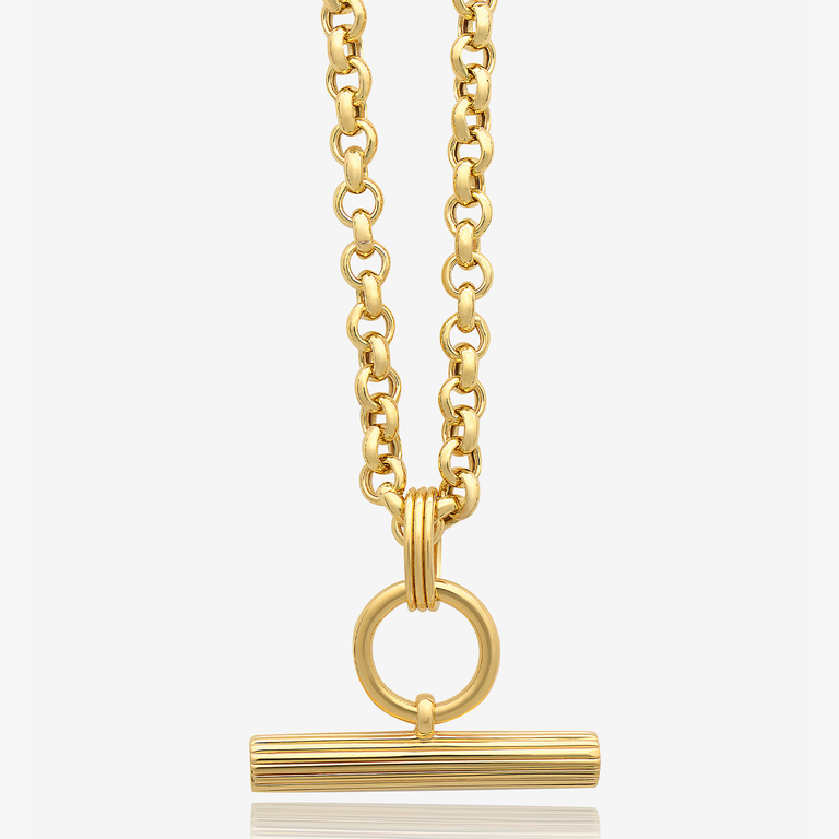 Chunky Personalised T-Bar Necklace