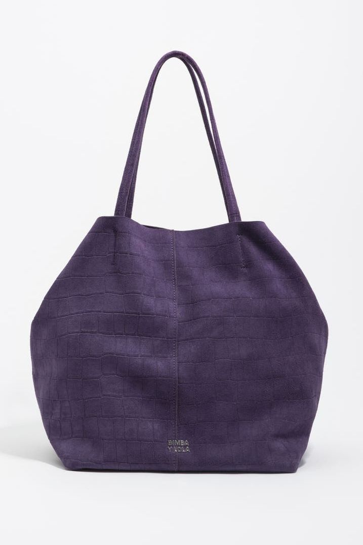 Large Split Leather Shopper Bag