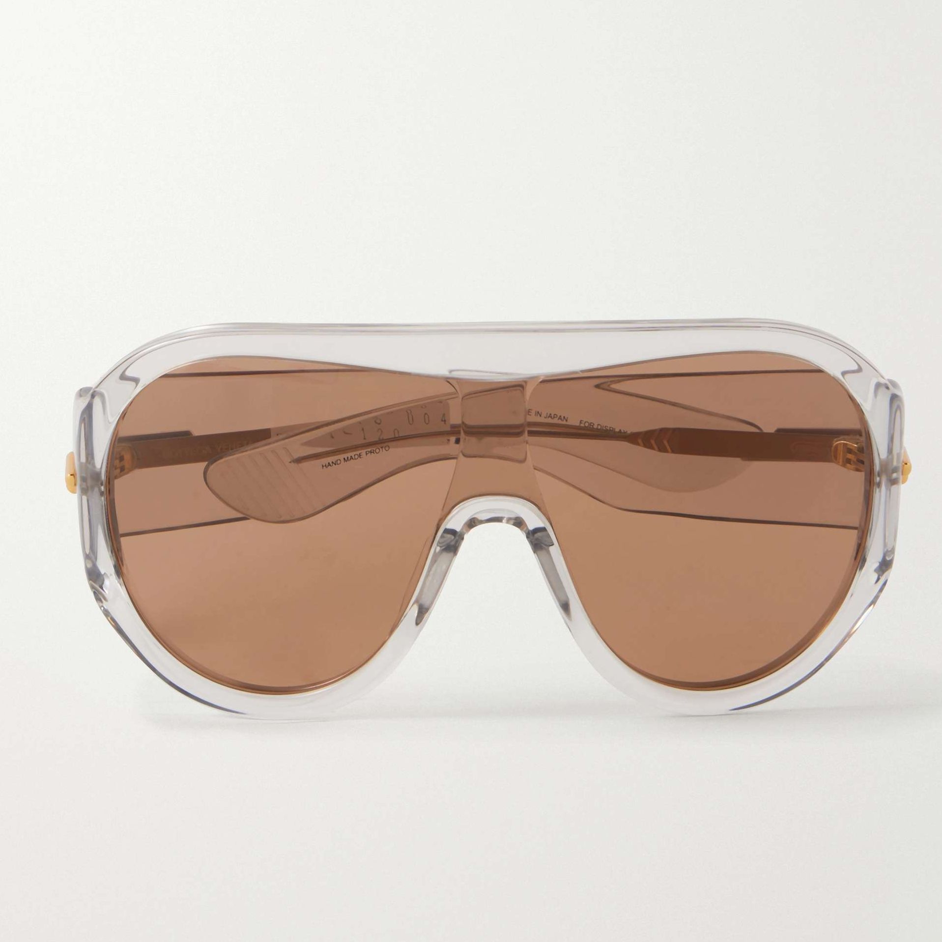 Shield Aviator-Style Sunglasses