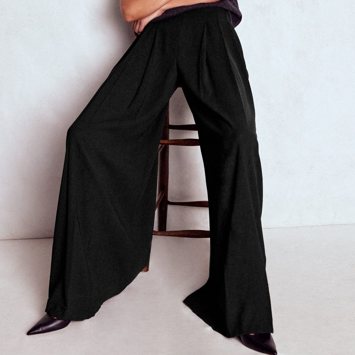 Boden Regent Wide-Leg Palazzo Trousers