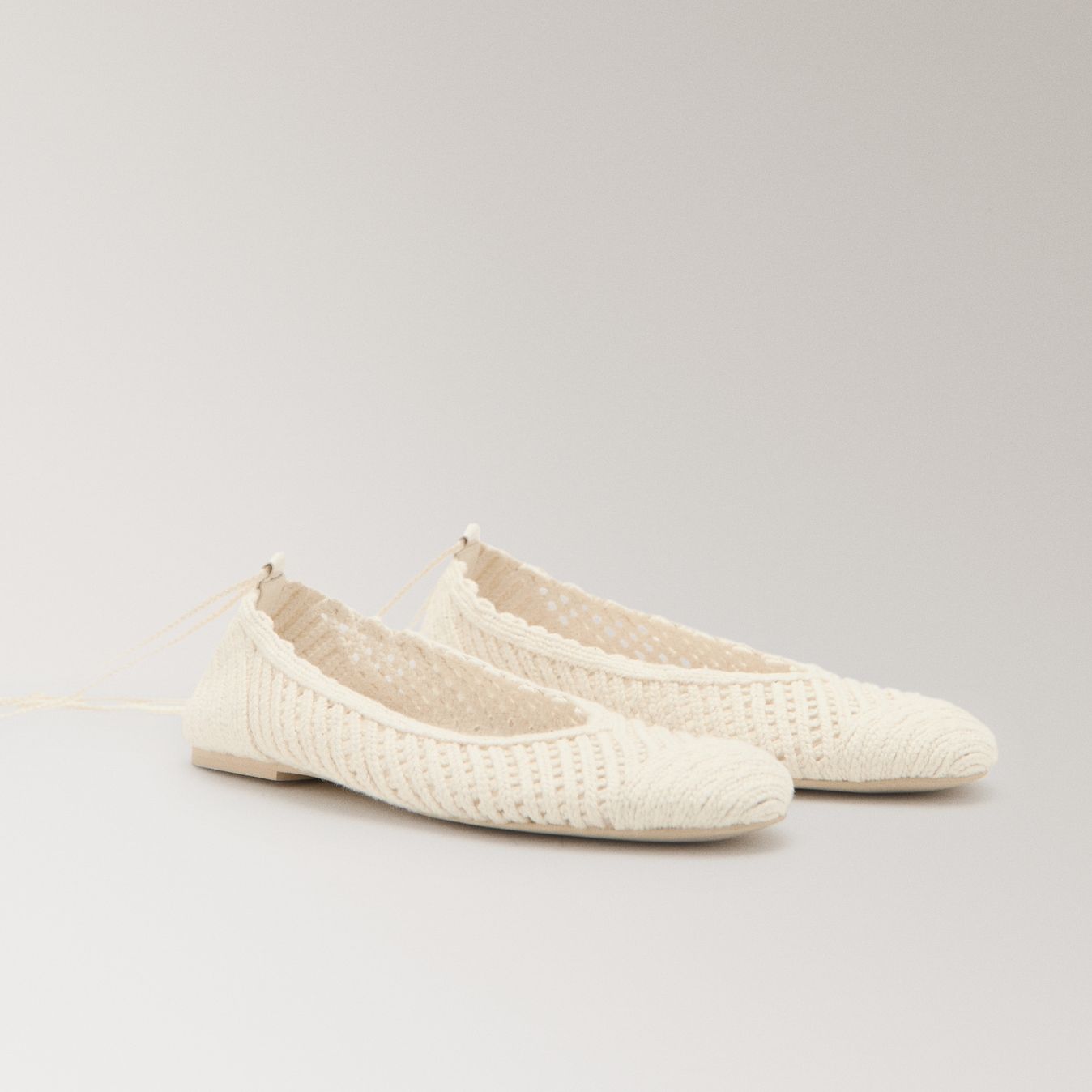 Woven Strap Ballerina Flat - Women | Mango United Kingdom