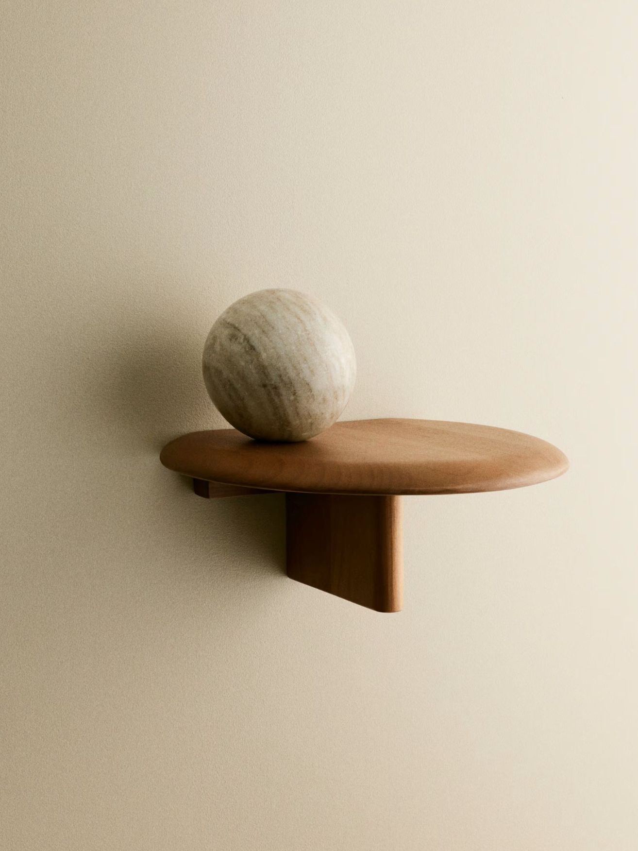 wooden wall shelf
